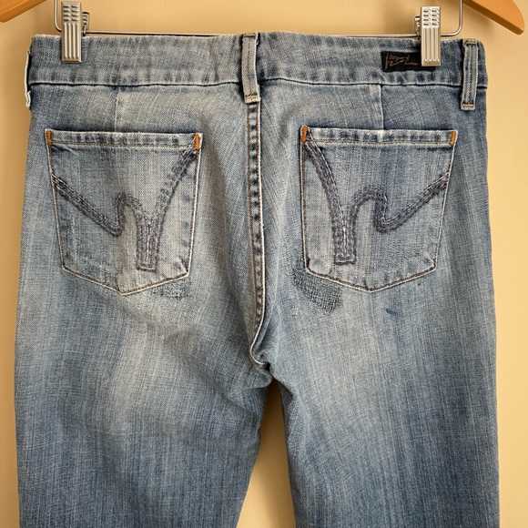 Citizens of Humanity Danaway #087 Low Waist Full Leg Distressed Jeans Size 28 - Picture 1 of 16